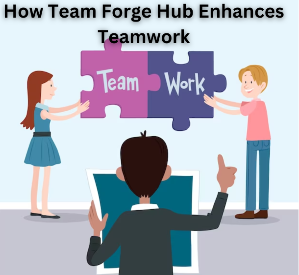 Team Forge Hub members engaged in dynamic brainstorming to enhance teamwork